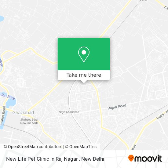 New Life Pet Clinic in Raj Nagar map