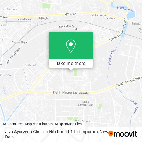 Jiva Ayurveda Clinic in Niti Khand 1-Indirapuram map