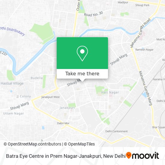 Batra Eye Centre in Prem Nagar-Janakpuri map
