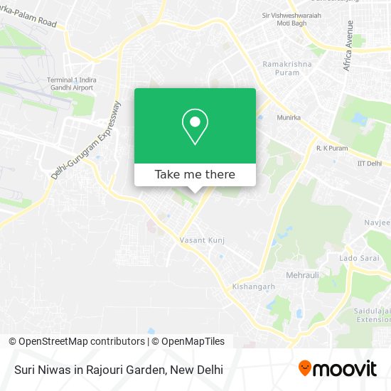 Suri Niwas in Rajouri Garden map