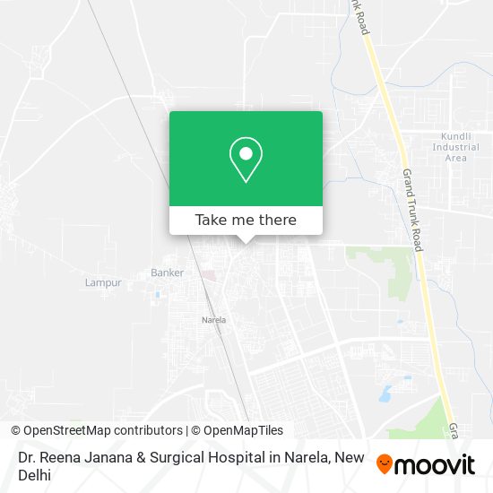 Dr. Reena Janana & Surgical Hospital in Narela map
