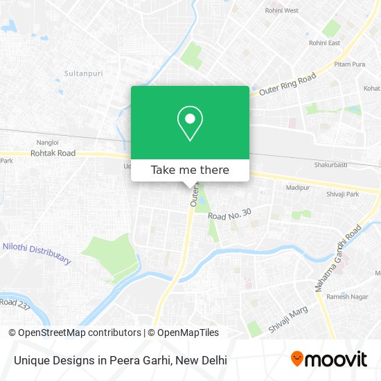 Unique Designs in Peera Garhi map