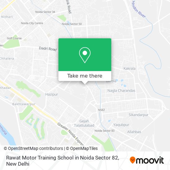 Rawat Motor Training School in Noida Sector 82 map