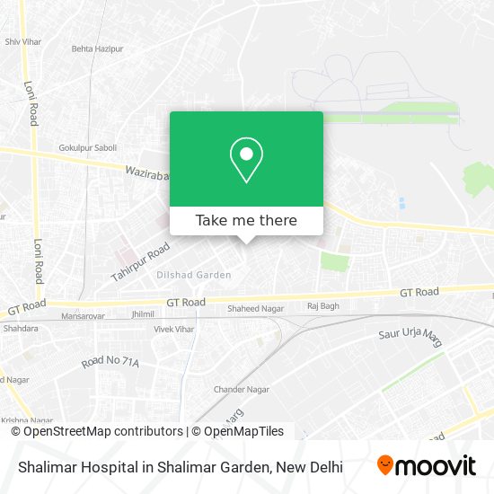 Shalimar Hospital in Shalimar Garden map