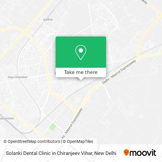 Solanki Dental Clinic in Chiranjeev Vihar map