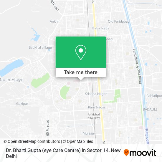 Dr. Bharti Gupta (eye Care Centre) in Sector 14 map
