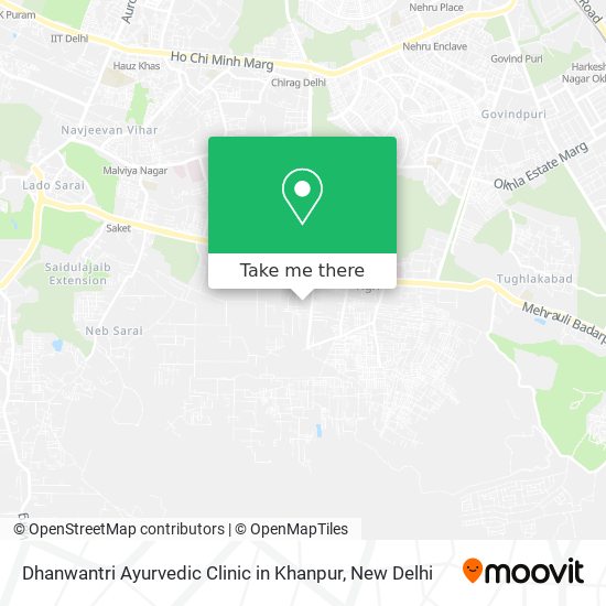 Dhanwantri Ayurvedic Clinic in Khanpur map