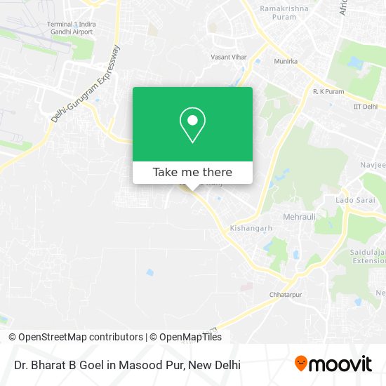 Dr. Bharat B Goel in Masood Pur map