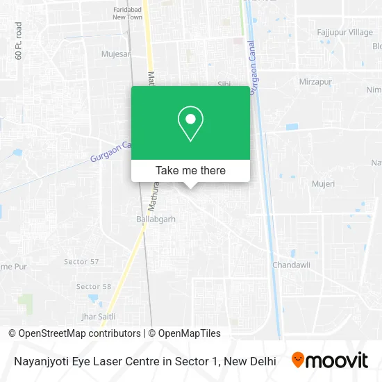 Nayanjyoti Eye Laser Centre in Sector 1 map