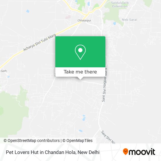 Pet Lovers Hut in Chandan Hola map