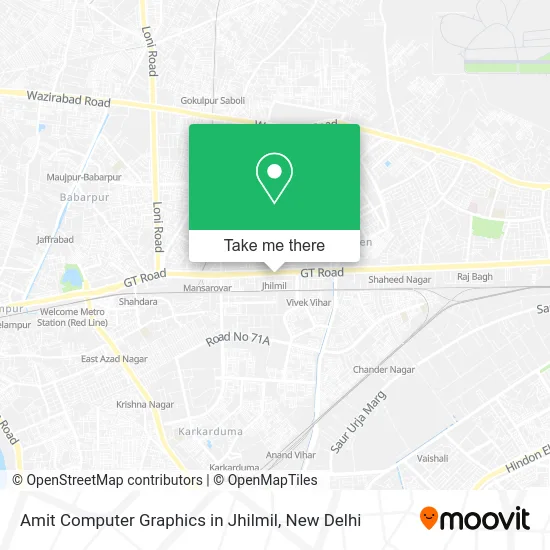 Amit Computer Graphics in Jhilmil map