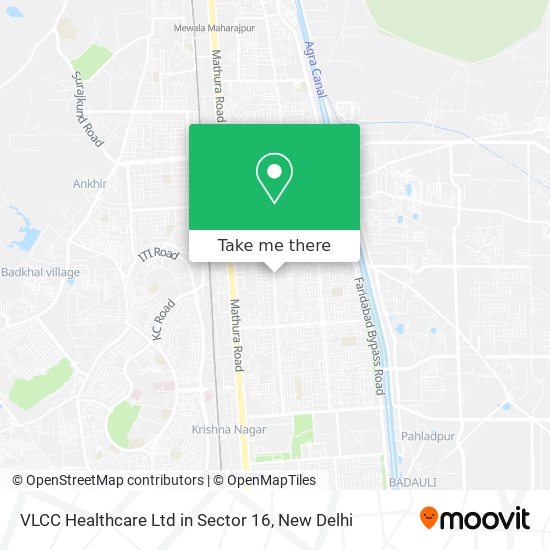 VLCC Healthcare Ltd in Sector 16 map