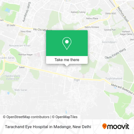 Tarachand Eye Hospital in Madangir map