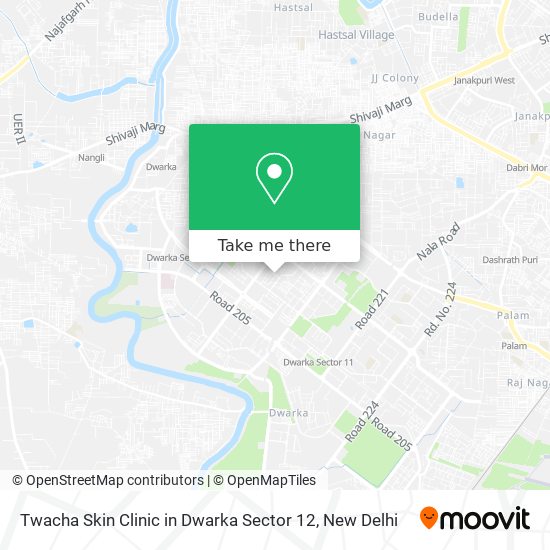 Twacha Skin Clinic in Dwarka Sector 12 map