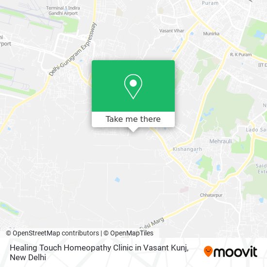 Healing Touch Homeopathy Clinic in Vasant Kunj map
