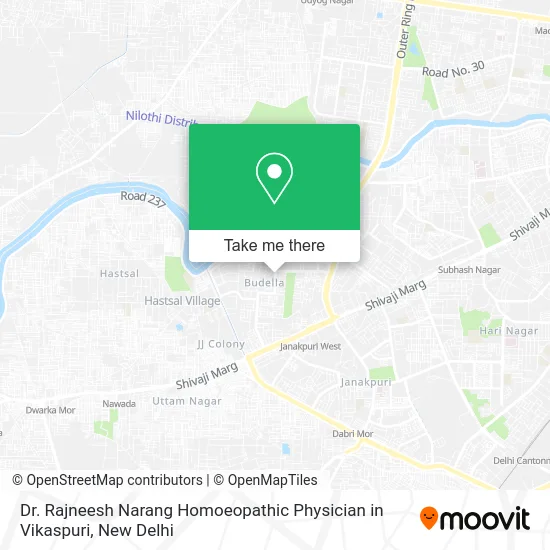 Dr. Rajneesh Narang Homoeopathic Physician in Vikaspuri map