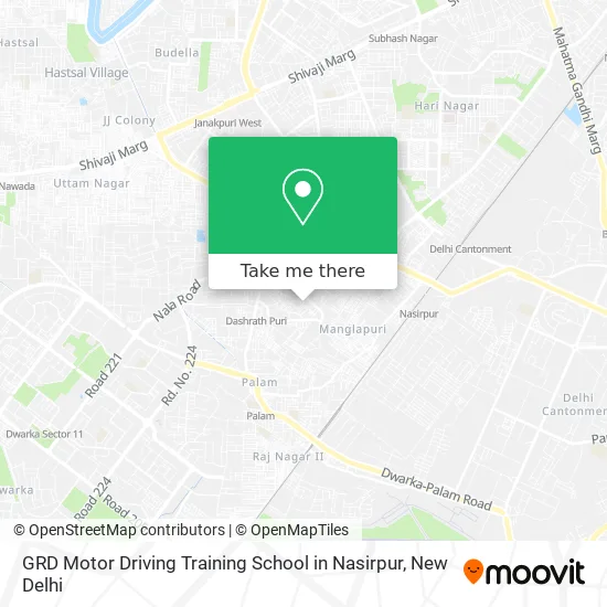 GRD Motor Driving Training School in Nasirpur map