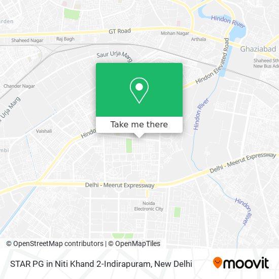 STAR PG in Niti Khand 2-Indirapuram map