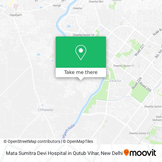 Mata Sumitra Devi Hospital in Qutub Vihar map