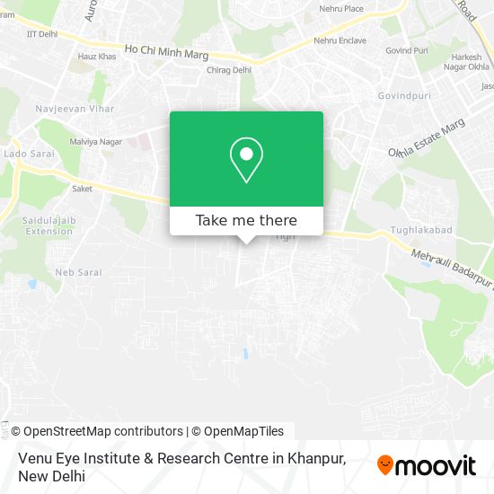 Venu Eye Institute & Research Centre in Khanpur map