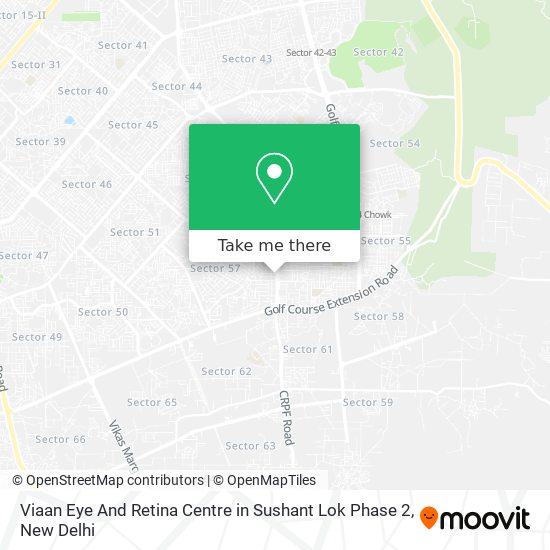 Viaan Eye And Retina Centre in Sushant Lok Phase 2 map