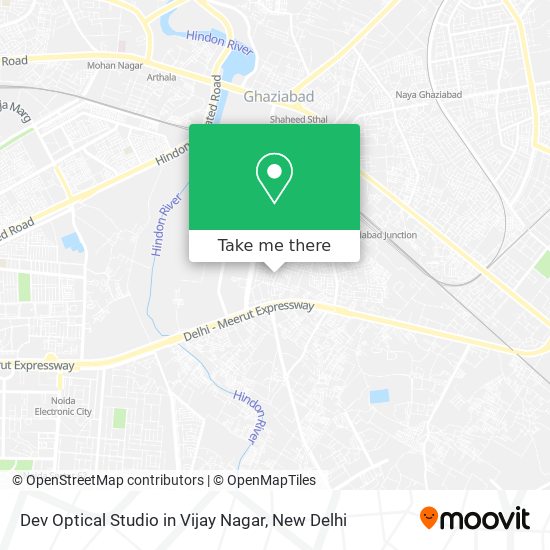 Dev Optical Studio in Vijay Nagar map