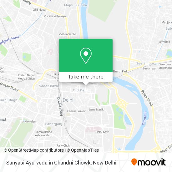 Sanyasi Ayurveda in Chandni Chowk map