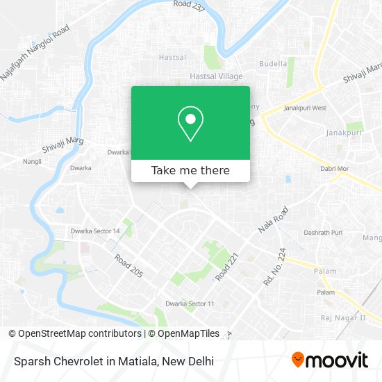 Sparsh Chevrolet in Matiala map