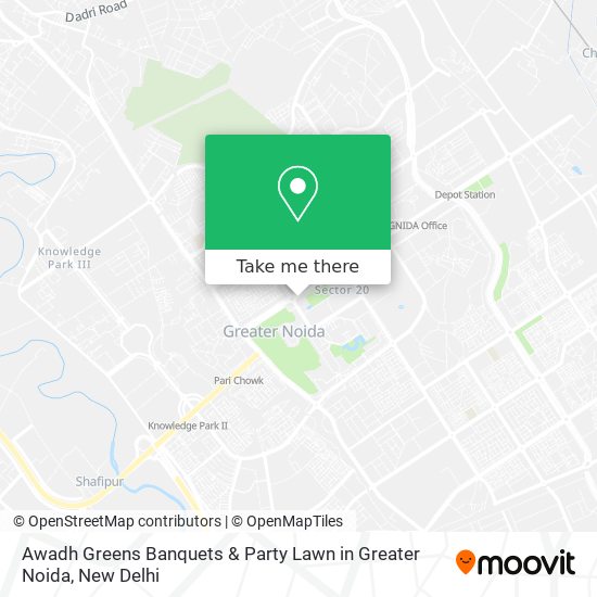 Awadh Greens Banquets & Party Lawn in Greater Noida map
