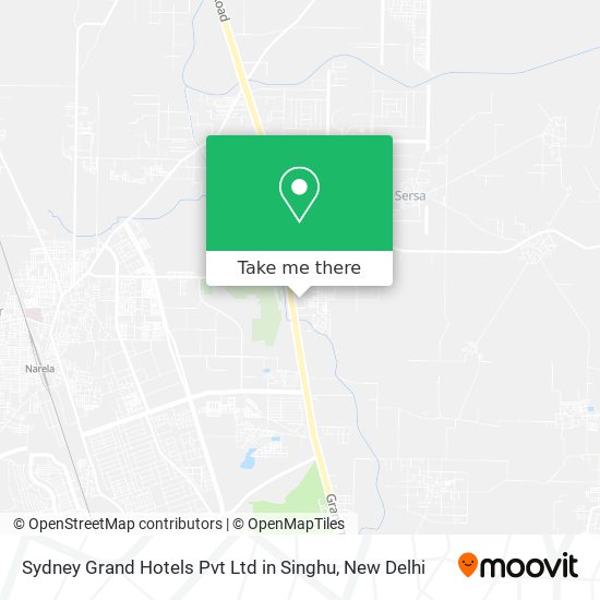 Sydney Grand Hotels Pvt Ltd in Singhu map