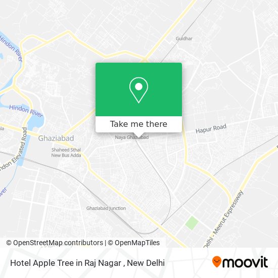 Hotel Apple Tree in Raj Nagar map