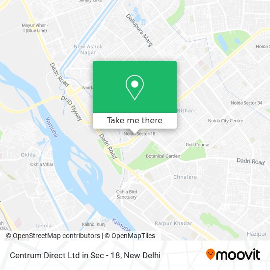 Centrum Direct Ltd in Sec - 18 map