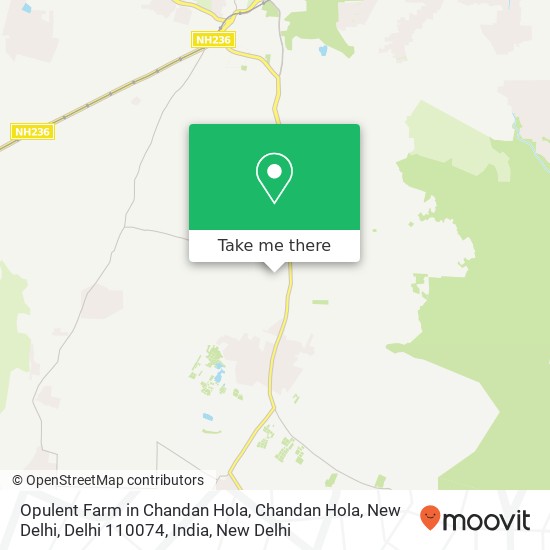 Opulent Farm in Chandan Hola, Chandan Hola, New Delhi, Delhi 110074, India map