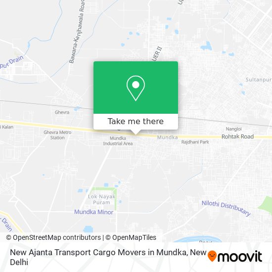 New Ajanta Transport Cargo Movers in Mundka map
