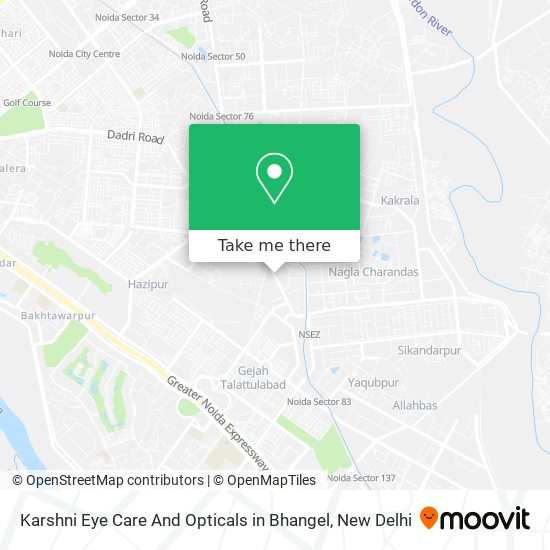 Karshni Eye Care And Opticals in Bhangel map