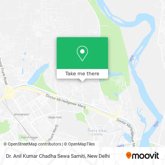 Dr. Anil Kumar Chadha Sewa Samiti map