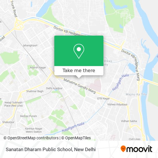 Sanatan Dharam Public School map