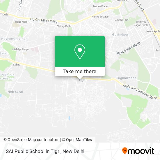 SAI Public School in Tigri map