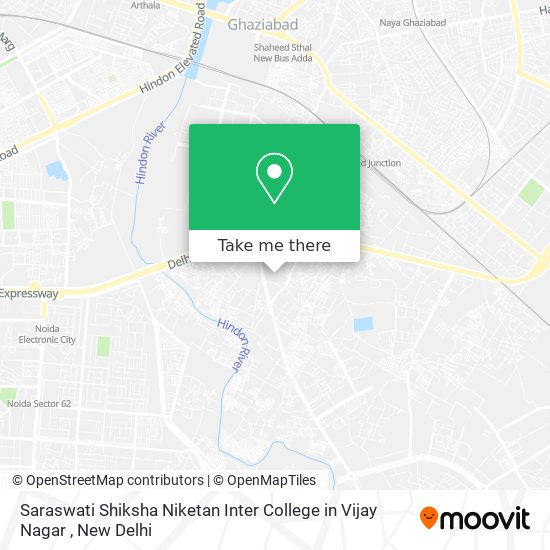 Saraswati Shiksha Niketan Inter College in Vijay Nagar map