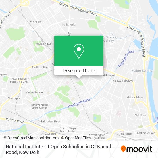 National Institute Of Open Schooling in Gt Karnal Road map