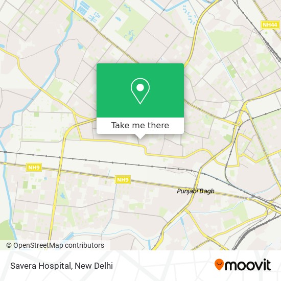 Savera Hospital map