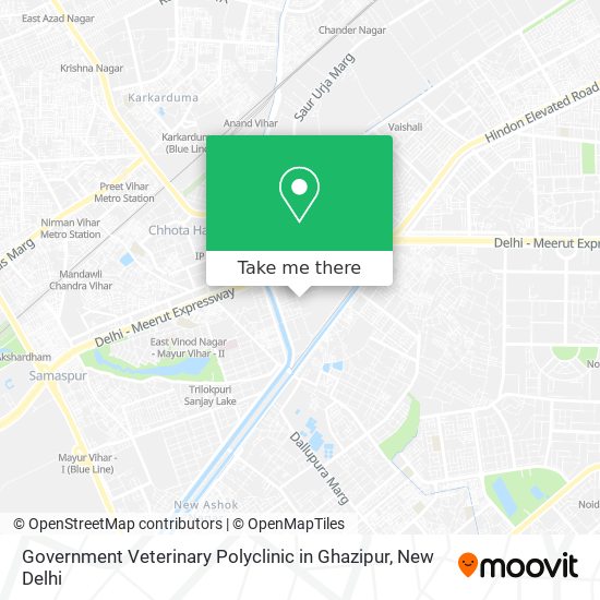 How to get to Government Veterinary Polyclinic in Ghazipur in Delhi by Bus, Metro or Train? How to get to Government Veterinary Polyclinic in Ghazipur in Delhi by Bus, Metro or Train?