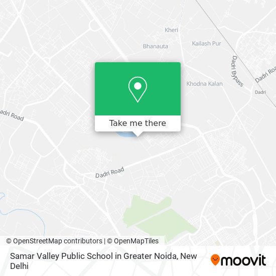 Samar Valley Public School in Greater Noida map