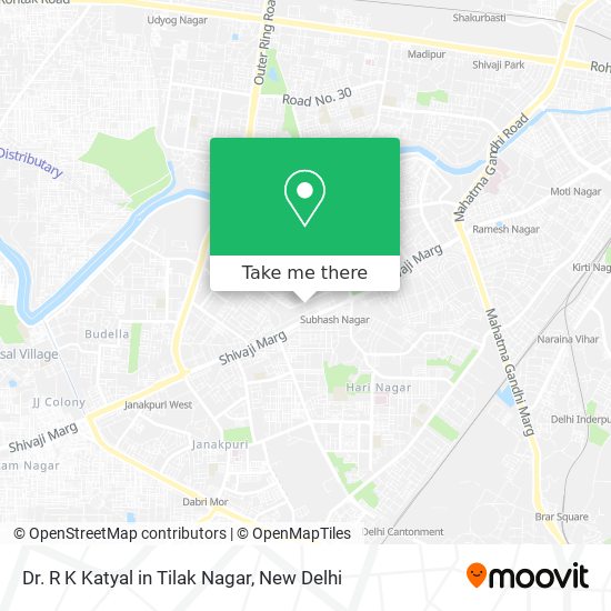 Dr. R K Katyal in Tilak Nagar map