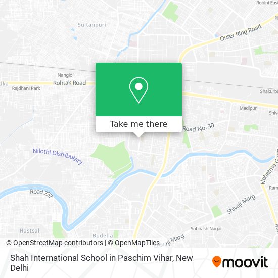 Shah International School in Paschim Vihar map