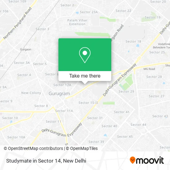Studymate in Sector 14 map