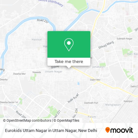Eurokids Uttam Nagar in Uttam Nagar map