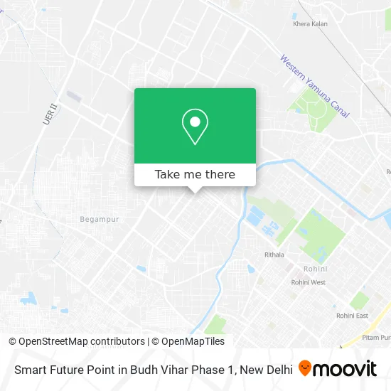Smart Future Point in Budh Vihar Phase 1 map