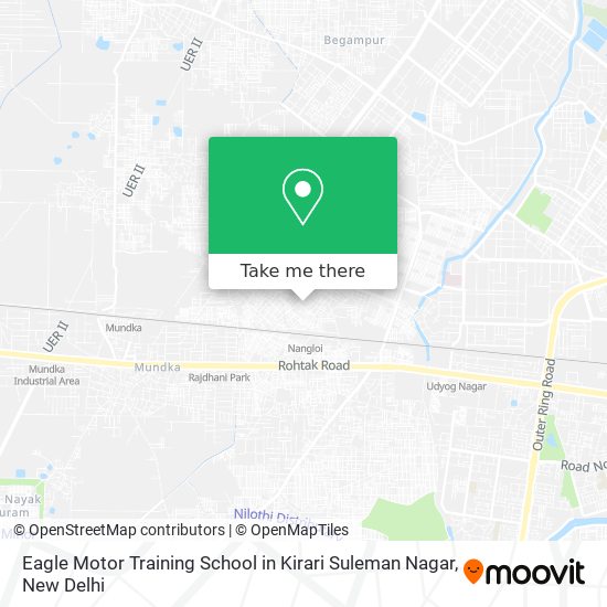 Eagle Motor Training School in Kirari Suleman Nagar map