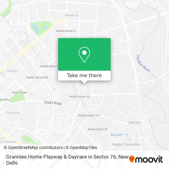 Grannies Home Playway & Daycare in Sector 76 map